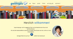 Desktop Screenshot of genniges-buecher.de